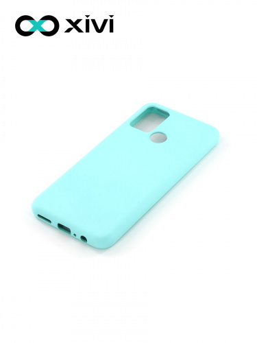 Накладка задняя Xivi для HUAWEI Honor 9A, Silicon Case, силикон, матовая, №8, цвет голубой 3