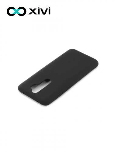 Накладка задняя Xivi для XIAOMI REDMI NOTE 8 PRO, Silicon Case, силикон, матовая, №1, цвет чёрный 4