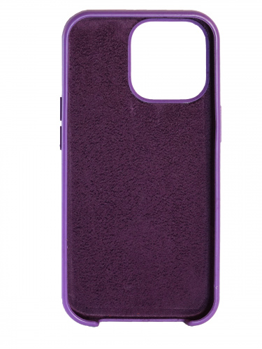 Накладка задняя для iPhone 13 Pro, Silicon Case, силикон, матовая, под оригинал, №29, светло-лиловый