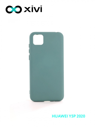 Накладка задняя Xivi для HUAWEI Y5P 2020 HONOR9S, Silicon Case, силикон, матовая, №56, цвет зелёный 1