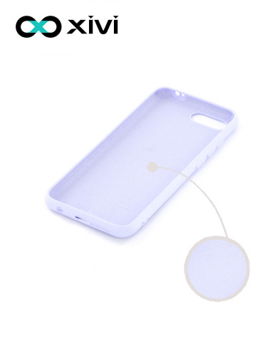 Накладка задняя Xivi для HUAWEI Honor 10, Silicon Case, силикон, матовая, №11, цвет лавандовый 2