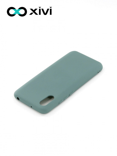 Накладка задняя Xivi для XIAOMI Redmi 9A, Silicon Case, силикон, матовая, №56, цвет зелёный 4