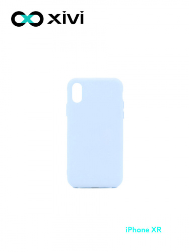 Накладка задняя Xivi для APPLE iPhone XR, Silicon Case, силикон, матовая, №42, цвет сиреневый 1