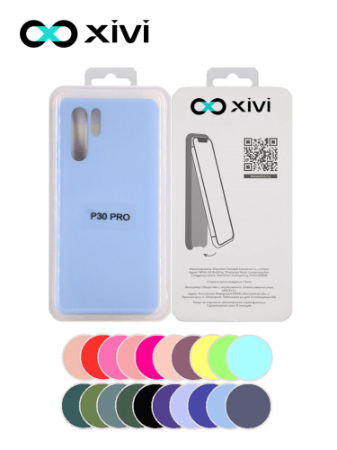 Накладка задняя Xivi для HUAWEI P30 Pro, Silicon Case, силикон, матовая, №42, цвет сиреневый 5