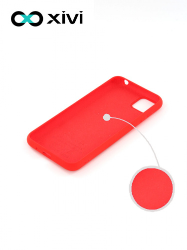 Накладка задняя Xivi для HUAWEI Y5P 2020 HONOR9S, Silicon Case, силикон, матовая, №4, цвет морковный 2