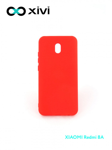 Накладка задняя Xivi для XIAOMI REDMI 8A, Silicon Case, силикон, матовая, №4, цвет морковный 1