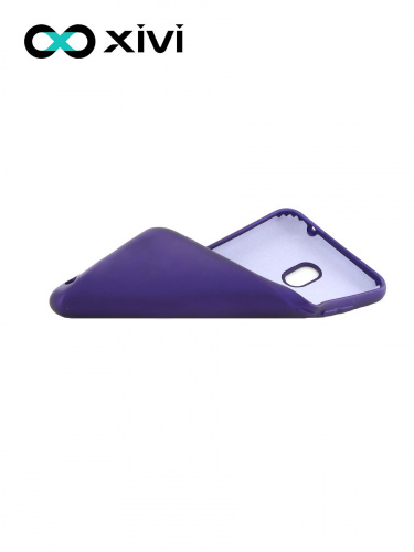 Накладка задняя Xivi для XIAOMI REDMI 8A, Silicon Case, силикон, матовая, №17, цвет фиолетовый 6