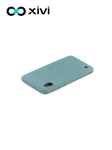 Накладка задняя Xivi для SAMSUNG Galaxy A10 A105, Silicon Case, силикон, матовая, №56, цвет зелёный 4