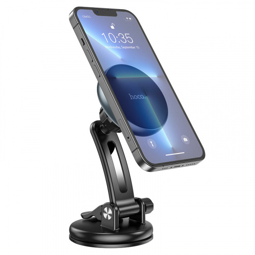 hoco-ca100-super-way-center-console-magnetic-car-holder-phone