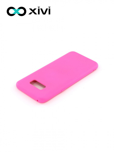 Накладка задняя Xivi для SAMSUNG Galaxy S8 Plus, Silicon Case, силикон, матовая, №33, цвет розовый 4