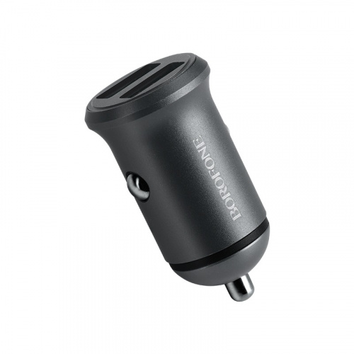 borofone-bz6-carex-dual-usb-port-metal-car-charger-portable
