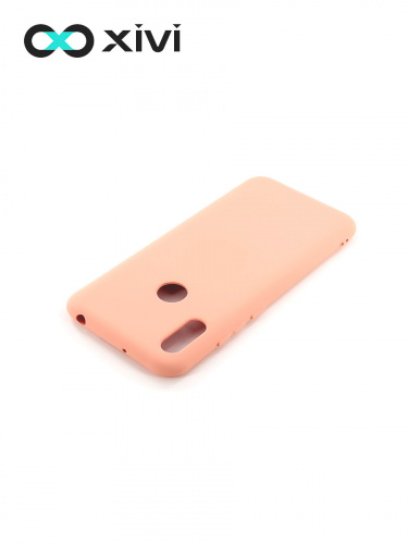 Накладка задняя Xivi для HUAWEI Y6 PRIME 2019 Y6S, Silicon Case, силикон, матовая, №30, цвет розовый 4