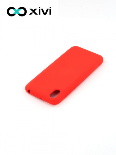 Накладка задняя Xivi для HUAWEI Y5 (2019) 8S, Silicon Case, силикон, матовая, №4, цвет морковный 4