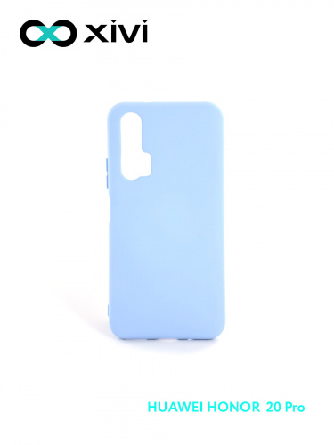 Накладка задняя Xivi для HUAWEI HONOR 20 PRO, Silicon Case, силикон, матовая, №42, цвет сиреневый 1