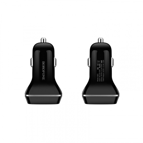 borofone-bz3-joyroad-dual-usb-port-led-display-car-charger-shell