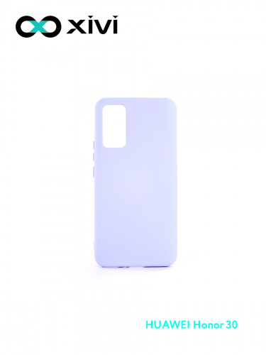 Накладка задняя Xivi для HUAWEI Honor 30 , Silicon Case, силикон, матовая, №11, цвет лавандовый 1