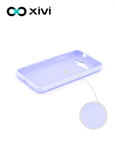 Накладка задняя Xivi для SAMSUNG Galaxy J2 PRIME G530, Silicon Case, силикон, матовая, №11, цвет лавандовый 2