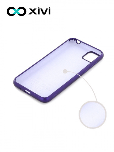 Накладка задняя Xivi для HUAWEI Y5P 2020 HONOR9S, Silicon Case, силикон, матовая, №17, цвет фиолетовый 2