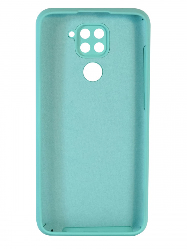 Накладка задняя для XIAOMI REDMI NOTE 9, Soft Touch, 2 мм, силикон, цвет: бирюзовый