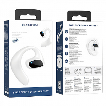 Гарнитура bluetooth HOCO, BW22, Dawn air conduction, белый