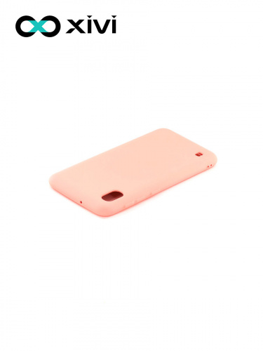 Накладка задняя Xivi для SAMSUNG Galaxy A10 A105, Silicon Case, силикон, матовая, №19, цвет розовый 4
