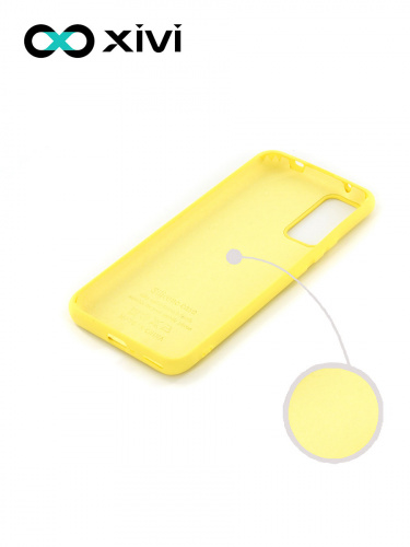 Накладка задняя Xivi для HUAWEI Honor 30 , Silicon Case, силикон, матовая, №41, цвет жёлтый 2