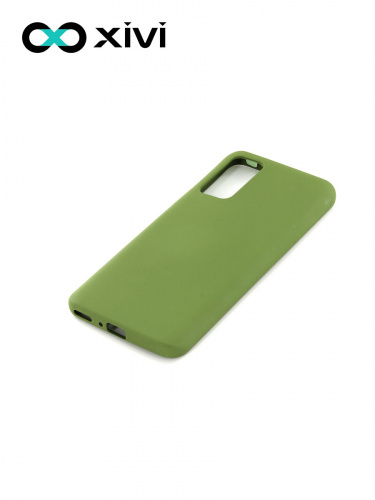 Накладка задняя Xivi для HUAWEI Honor 30 , Silicon Case, силикон, матовая, №57, цвет зелёный 3