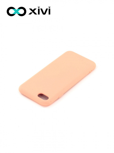 Накладка задняя Xivi для APPLE iPhone 7 8 SE2, Silicon Case, силикон, матовая, №39, цвет бежевый 4