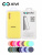 Накладка задняя Xivi для SAMSUNG Galaxy A50 A30S A50S, Silicon Case, силикон, матовая, №41, цвет жёлтый 5