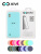 Накладка задняя Xivi для SAMSUNG Galaxy A10 A105, Silicon Case, силикон, матовая, №8, цвет голубой 5