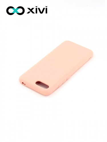 Накладка задняя Xivi для HUAWEI Honor 10, Silicon Case, силикон, матовая, №30, цвет розовый 4