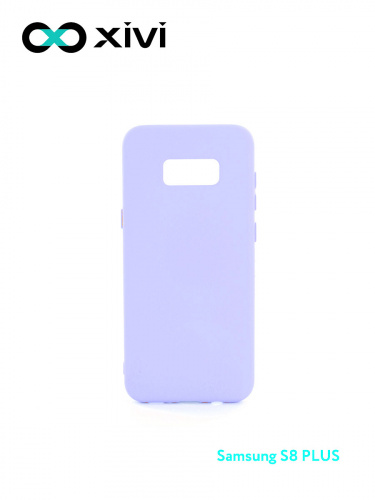 Накладка задняя Xivi для SAMSUNG Galaxy S8 Plus, Silicon Case, силикон, матовая, №11, цвет лавандовый 1