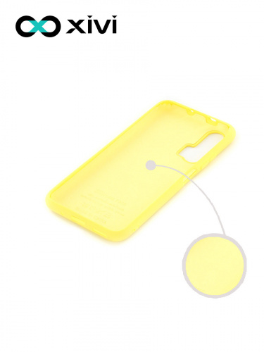 Накладка задняя Xivi для HUAWEI HONOR 20 PRO, Silicon Case, силикон, матовая, №41, цвет жёлтый 2