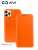 Чехол-книжка Xivi для APPLE iPhone 12 6.7, Fashion Case, на магните, экокожа, цвет оранжевый 1