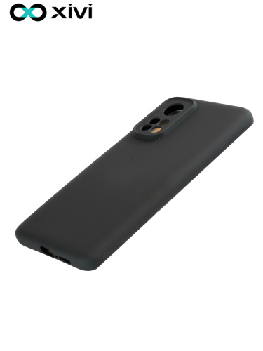 Накладка задняя Xivi для XIAOMI MI 10T Pro, Silicon Case, силикон, матовая, №1, цвет чёрный (2)