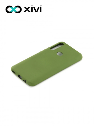Накладка задняя Xivi для HUAWEI Y9 PRIME P SMART Z, Silicon Case, силикон, матовая, №57, цвет зелёный 3