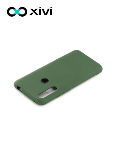 Накладка задняя Xivi для HUAWEI Y9 PRIME P SMART Z, Silicon Case, силикон, матовая, №59, цвет темно-зеленый 4