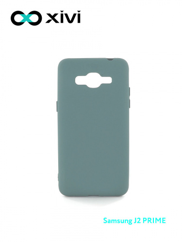 Накладка задняя Xivi для SAMSUNG Galaxy J2 PRIME G530, Silicon Case, силикон, матовая, №56, цвет зелёный 1