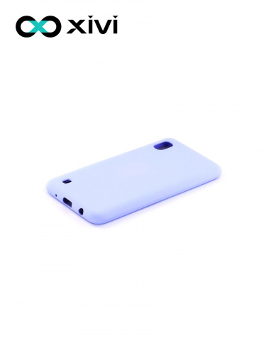 Накладка задняя Xivi для SAMSUNG Galaxy A10 A105, Silicon Case, силикон, матовая, №11, цвет лавандовый 3