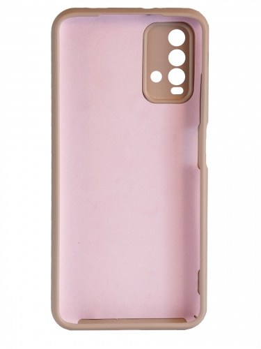 Накладка задняя для XIAOMI Redmi 9T, Soft Touch, 2 мм, силикон, цвет: молочный