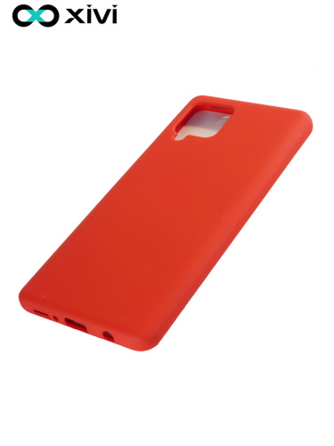 Накладка задняя Xivi для SAMSUNG  Galaxy A42, Silicon Case, силикон, матовая, №4, цвет морковный (2)