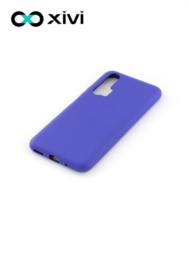 Накладка задняя Xivi для HUAWEI HONOR 20 PRO, Silicon Case, силикон, матовая, №47, цвет синий 3