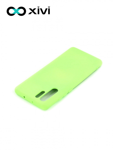 Накладка задняя Xivi для HUAWEI P30 Pro, Silicon Case, силикон, матовая, №61, цвет салатовый 4