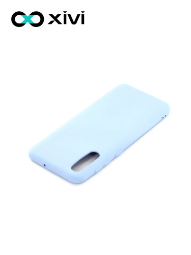 Накладка задняя Xivi для SAMSUNG Galaxy A50 A30S A50S, Silicon Case, силикон, матовая, №42, цвет сиреневый 4