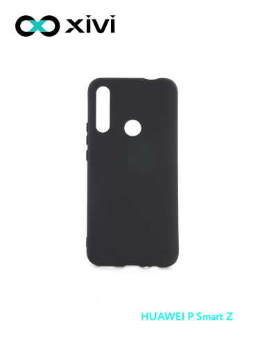 Накладка задняя Xivi для HUAWEI Y9 PRIME P SMART Z, Silicon Case, силикон, матовая, №1, цвет чёрный 1
