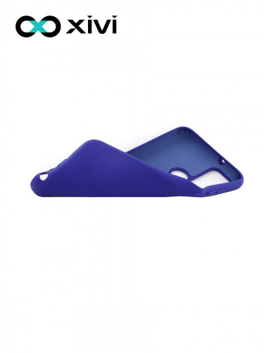 Накладка задняя Xivi для HUAWEI Honor 9A, Silicon Case, силикон, матовая, №47, цвет синий 6