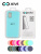 Накладка задняя Xivi для SAMSUNG Galaxy A41, Silicon Case, силикон, матовая, №8, цвет голубой 5