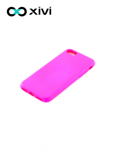 Накладка задняя Xivi для APPLE iPhone 7 8 SE2, Silicon Case, силикон, матовая, №33, цвет розовый 3