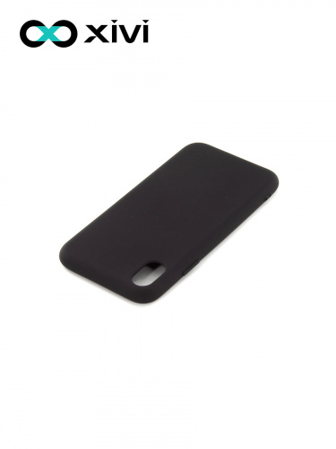 Накладка задняя Xivi для APPLE iPhone XR, Silicon Case, силикон, матовая, №1, цвет чёрный 4