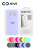 Накладка задняя Xivi для SAMSUNG Galaxy S8, Silicon Case, силикон, матовая, №11, цвет лавандовый 5
